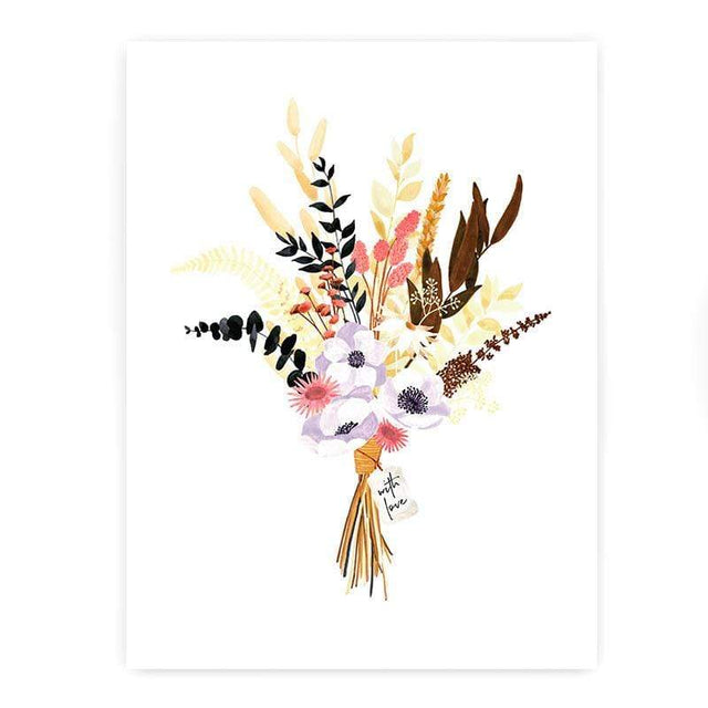 All The Way To Say Stampa Small Stampa Modern Bouquet