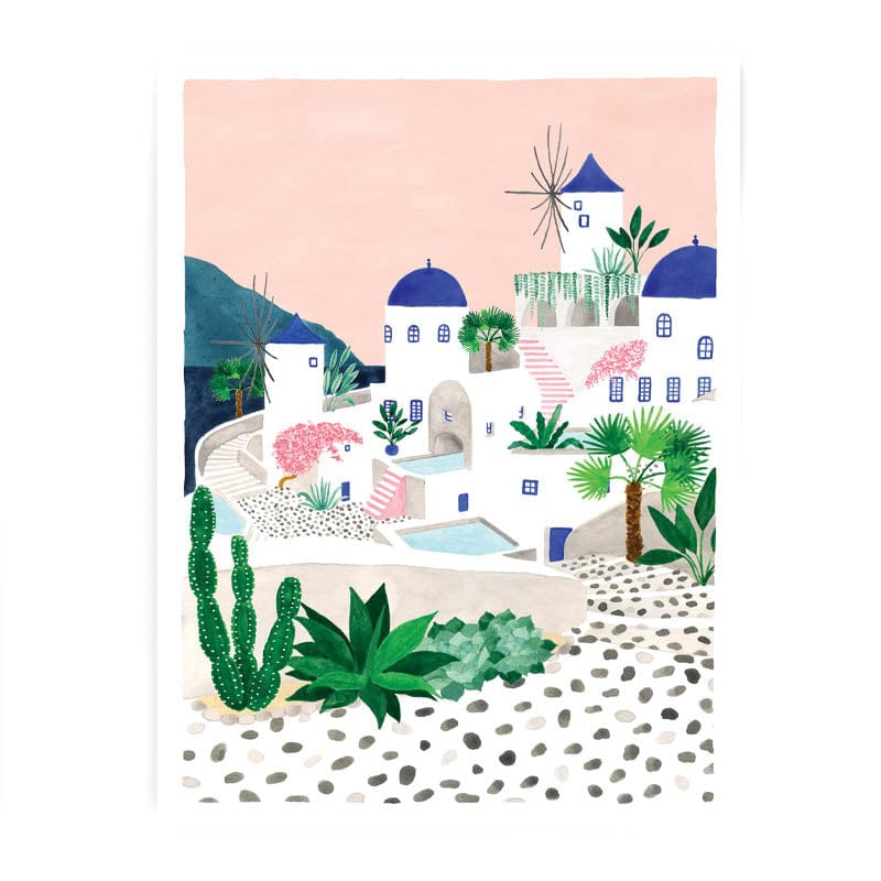All The Way To Say Stampa Small Stampa Santorini