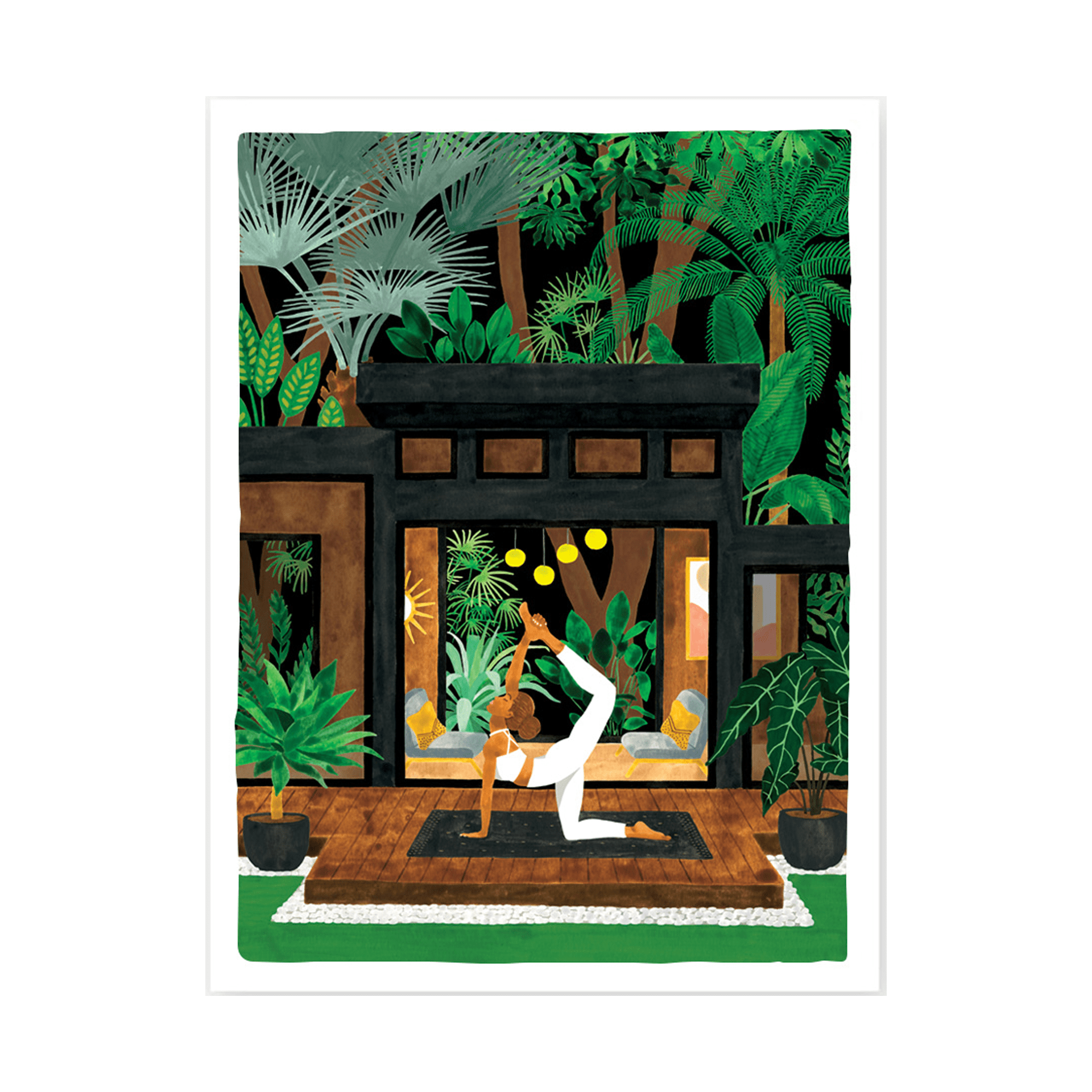 All The Way To Say Stampa Small Stampa Yoga Terrace