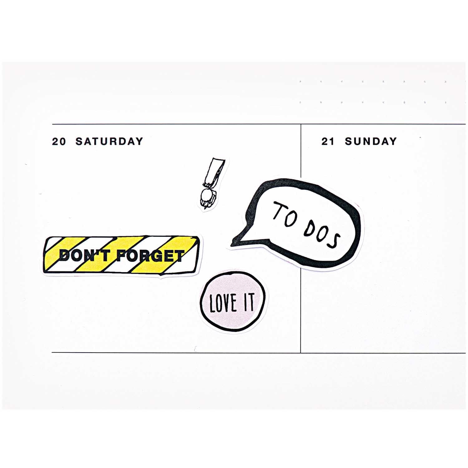 Rico Design Stickers Agenda Stickers Magical Notes