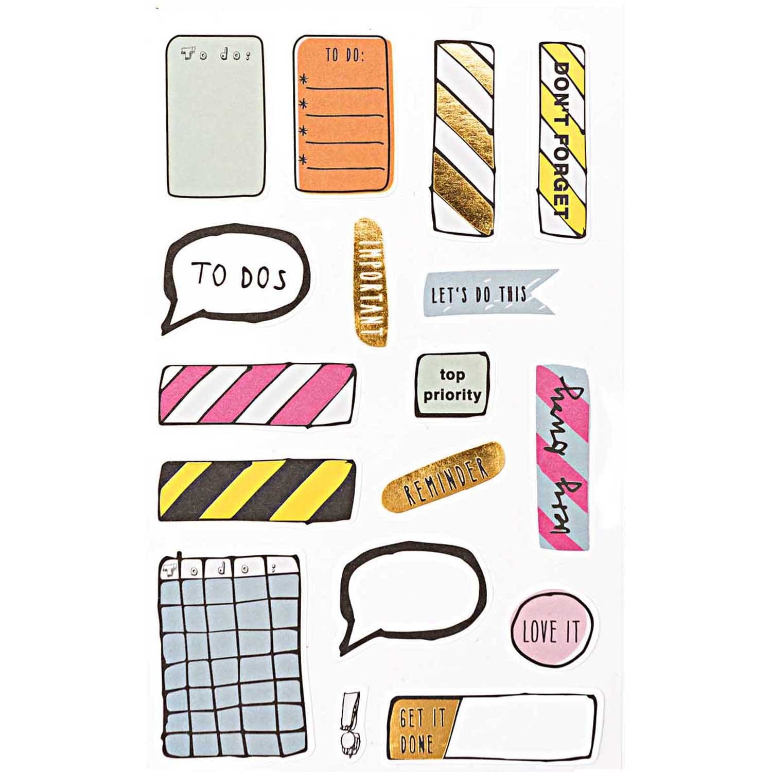 Rico Design Stickers Agenda Stickers Magical Notes