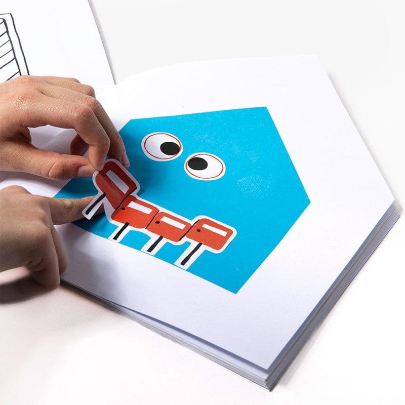Cinqpoints Stickers Archisticker Book - libro da colorare con stickers