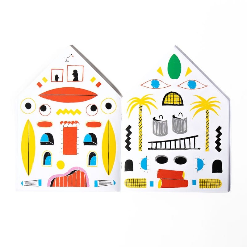 Cinqpoints Stickers Archisticker Book - libro da colorare con stickers