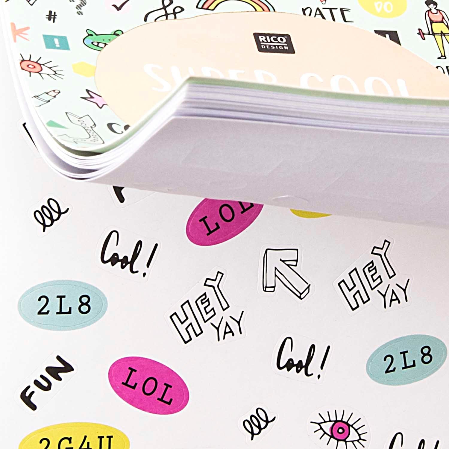 Rico Design Stickers Stickerbook Wonderland
