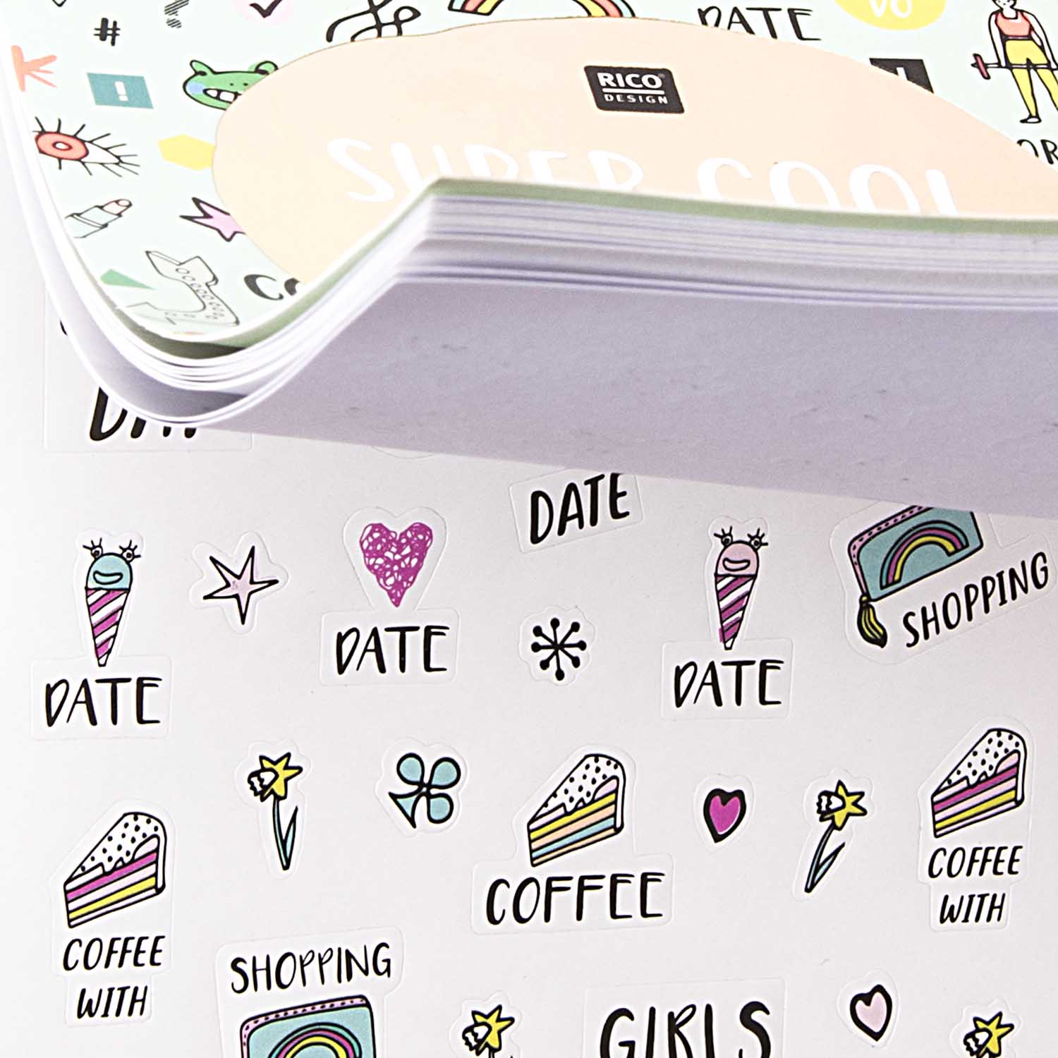 Rico Design Stickers Stickerbook Wonderland