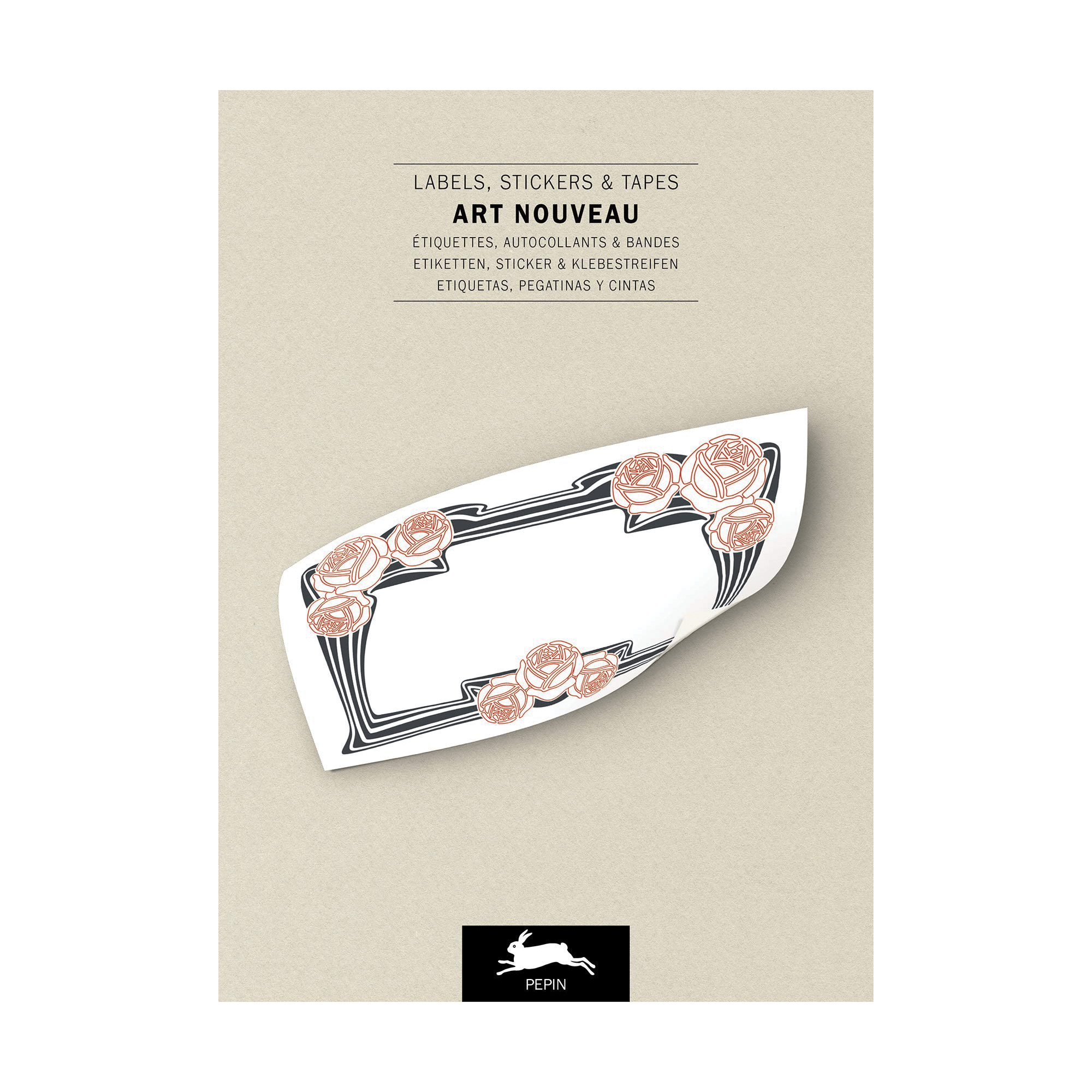 Pepin Press Stickers Stickers Book - Art Nouveau