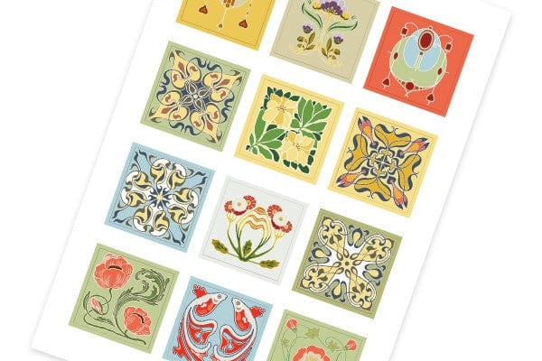 Pepin Press Stickers Stickers Book - Art Nouveau