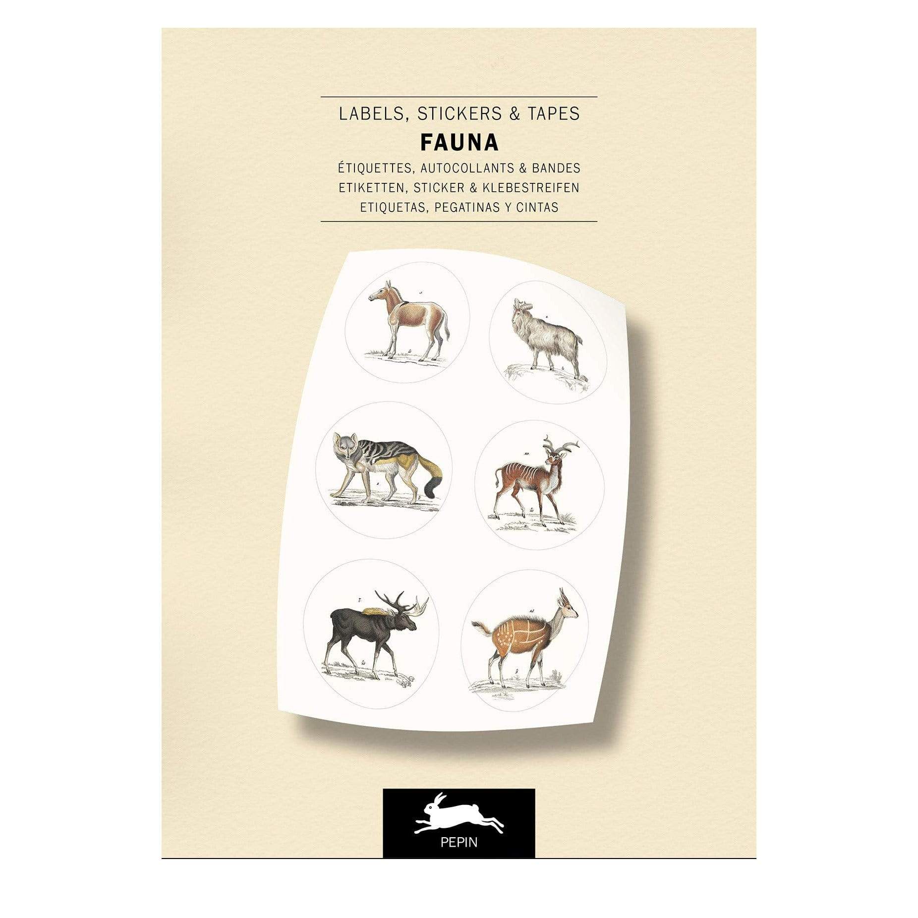 Pepin Press Stickers Stickers Book - Fauna