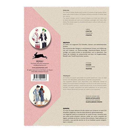 Pepin Press Stickers Stickers Book - Vintage Fashion