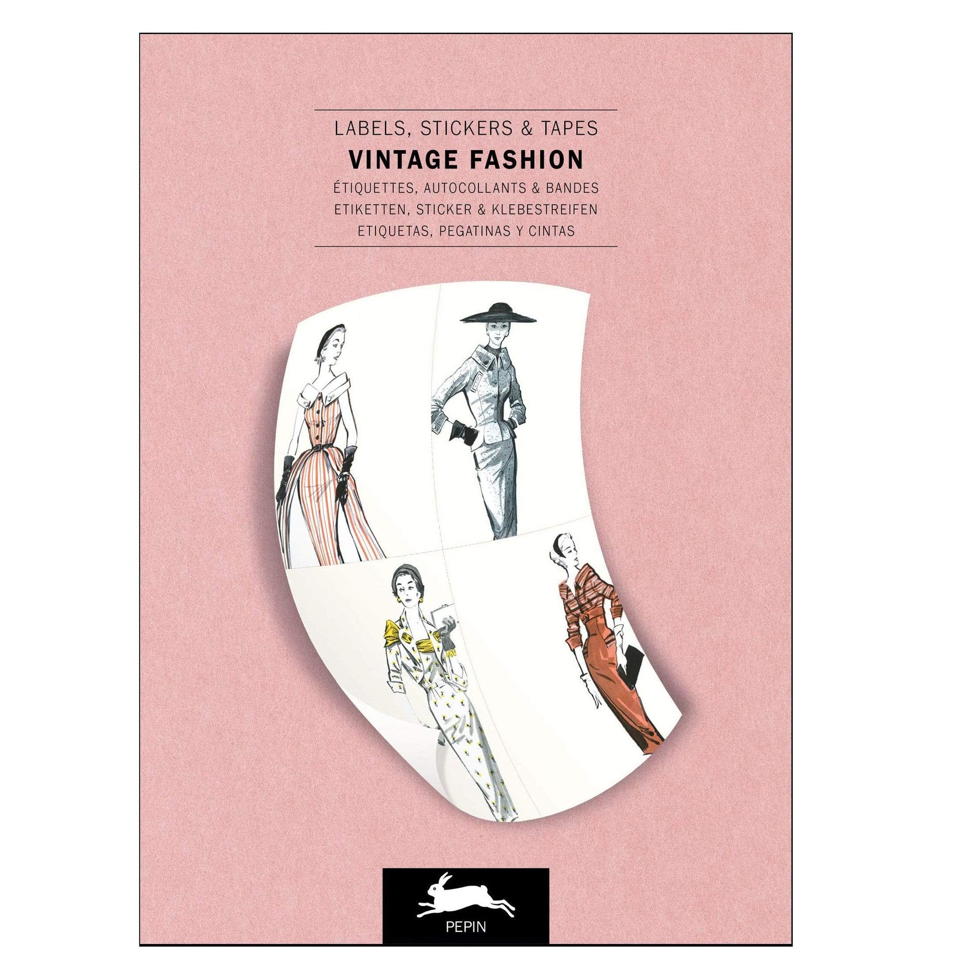 Pepin Press Stickers Stickers Book - Vintage Fashion
