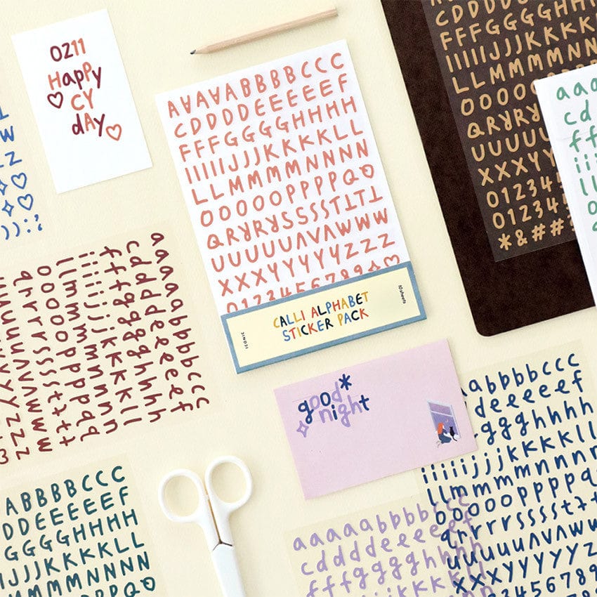Iconic Stickers Stickers Calli Alphabet
