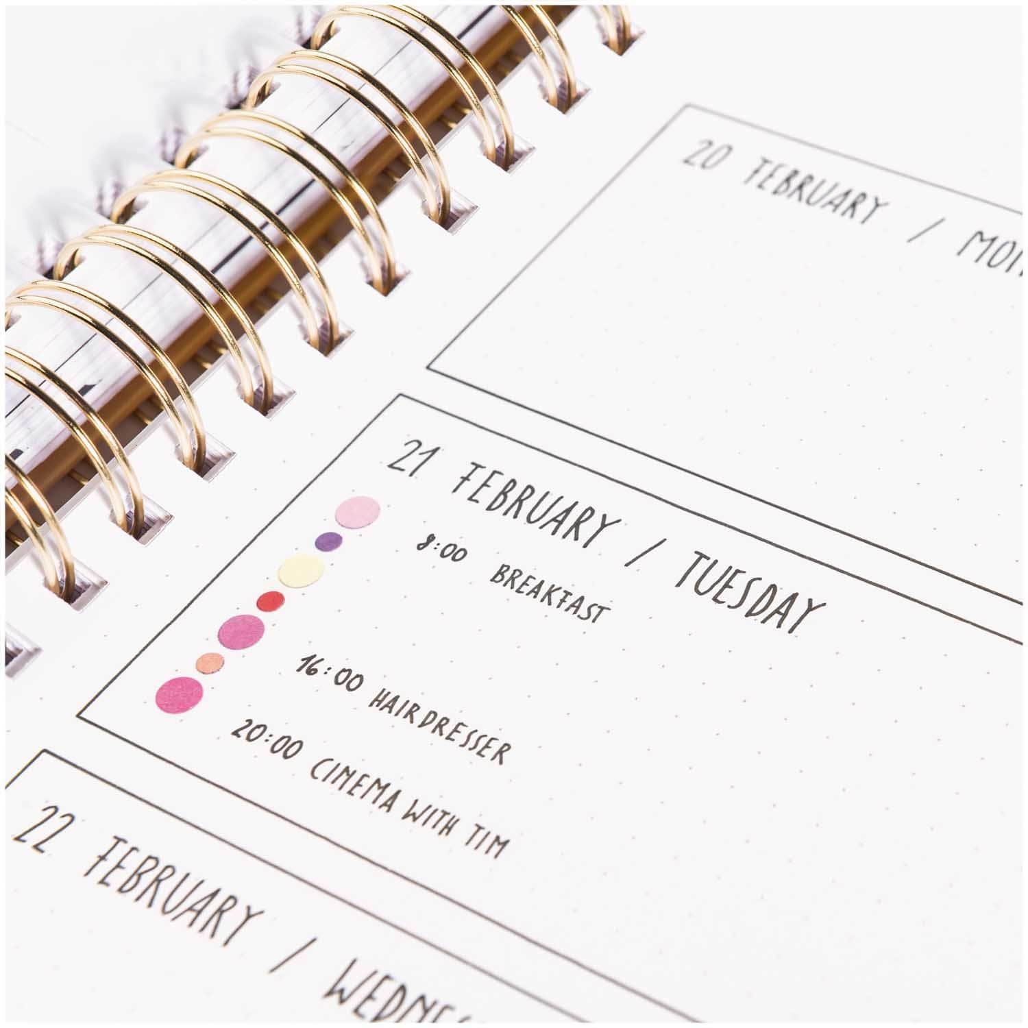 Rico Design Stickers Stickers Cerchio per Bullet Journal