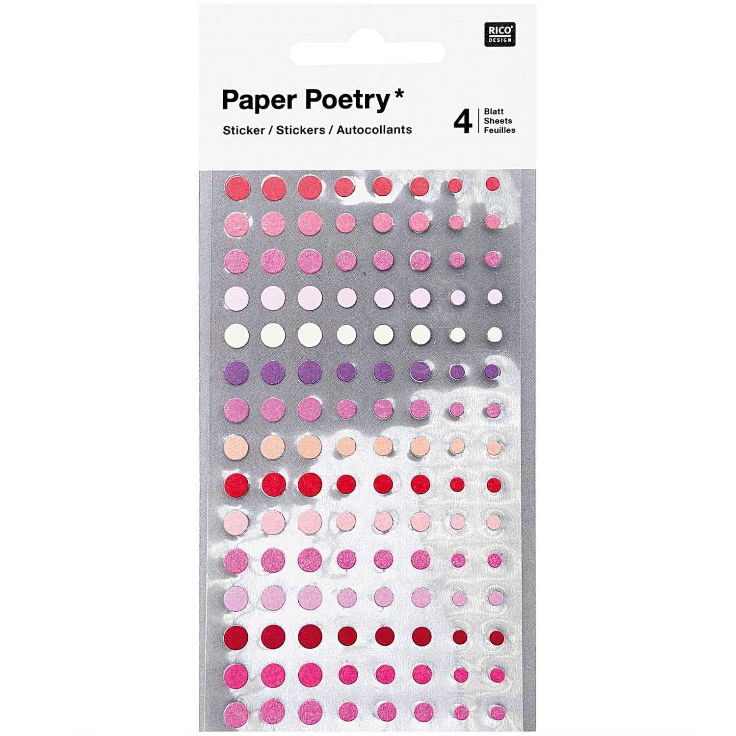 Rico Design Stickers Stickers Cerchio per Bullet Journal