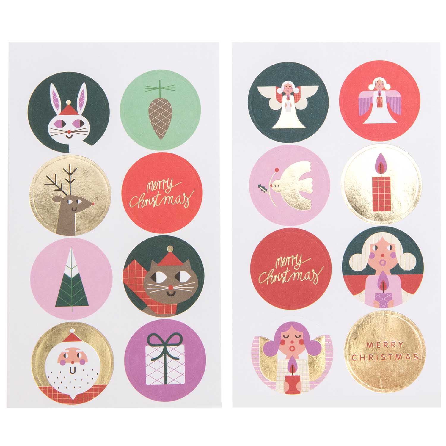 Rico Design Stickers Stickers Christmas Circle