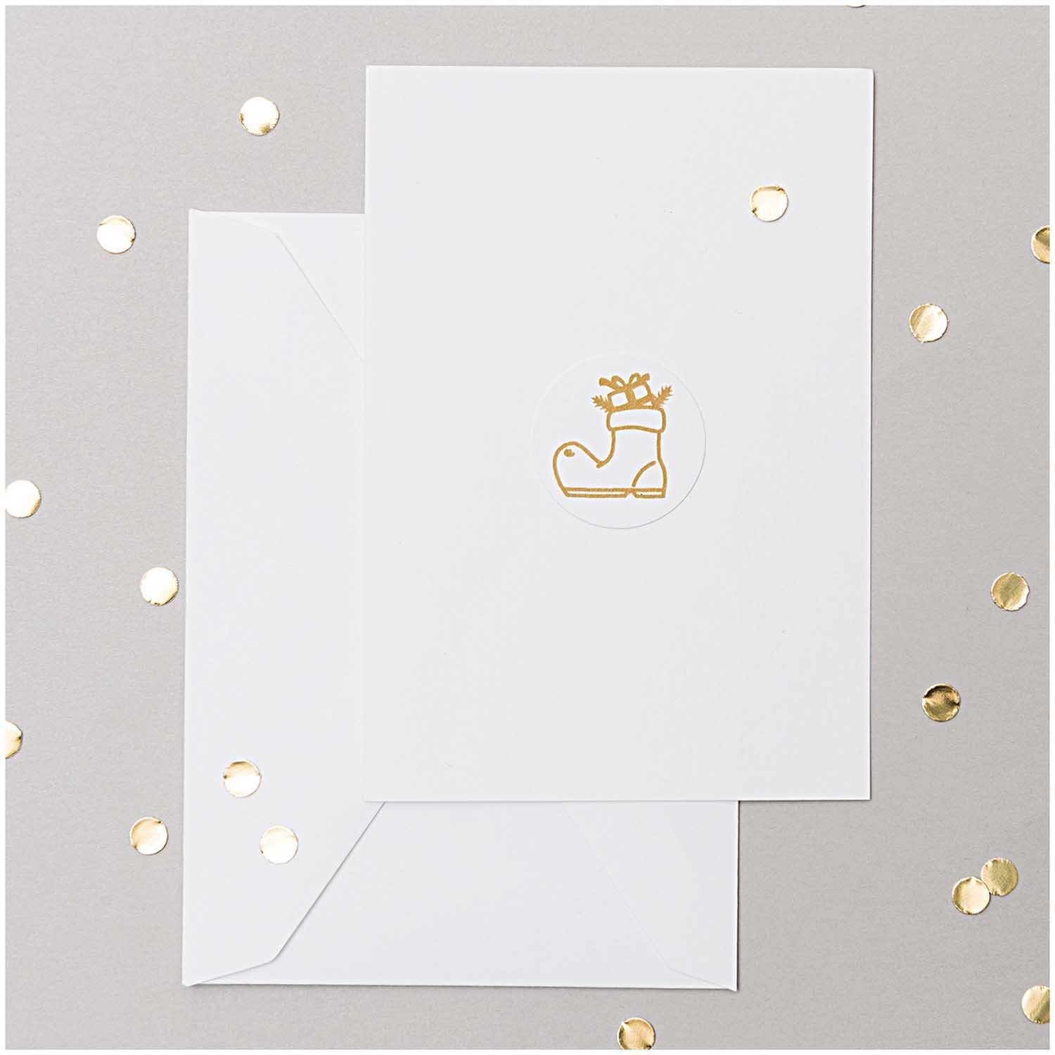 Rico Design Stickers Stickers Christmas Gold