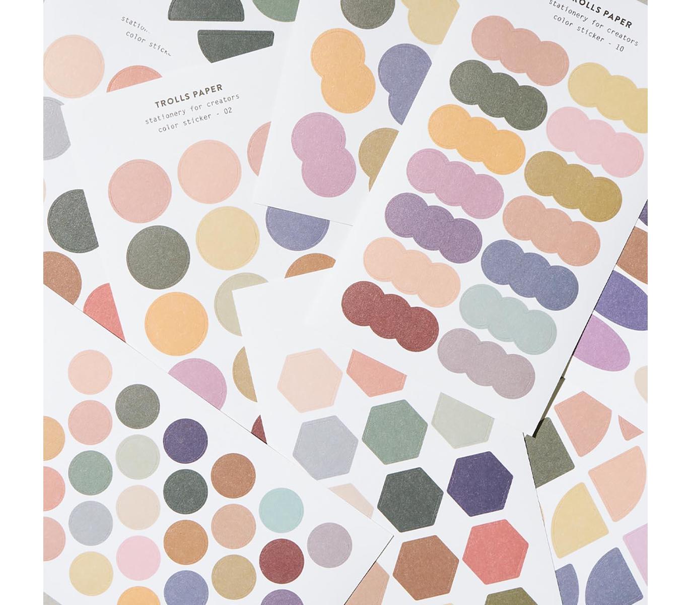 Trolls Paper Stickers Stickers Colors 10