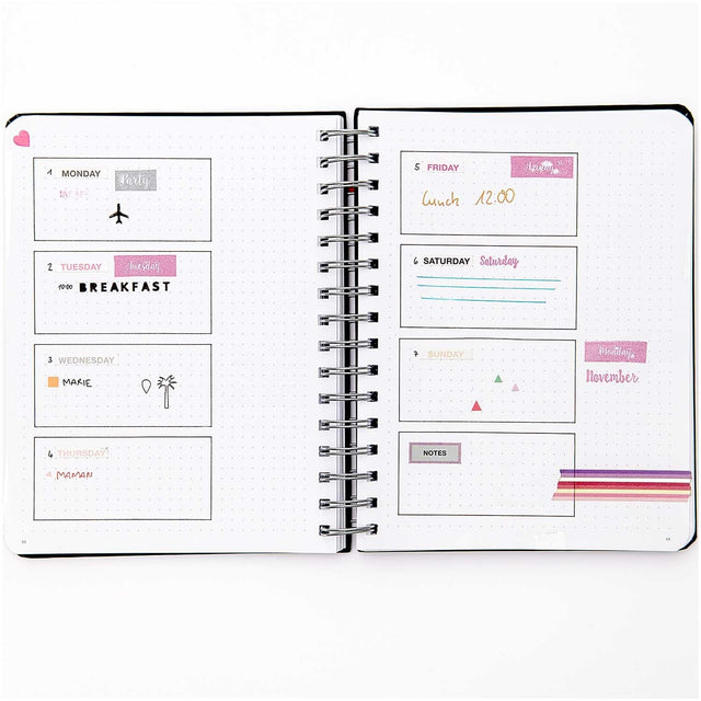 Rico Design Stickers Stickers Months per Bullet Journal