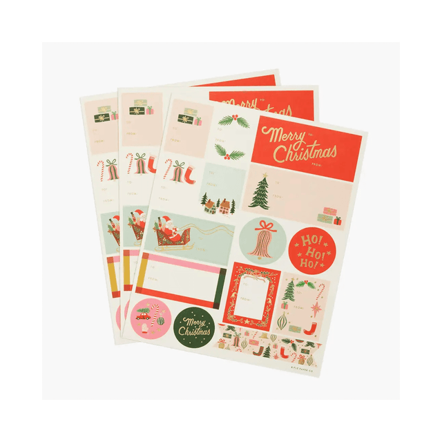 Rifle Paper Stickers Stickers Set Christmas Rifle Paper