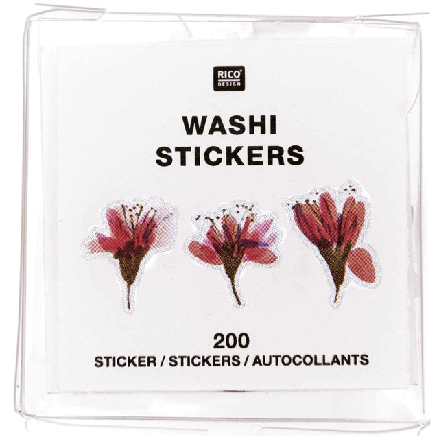 Rico Design Stickers Washi Stickers Blossom