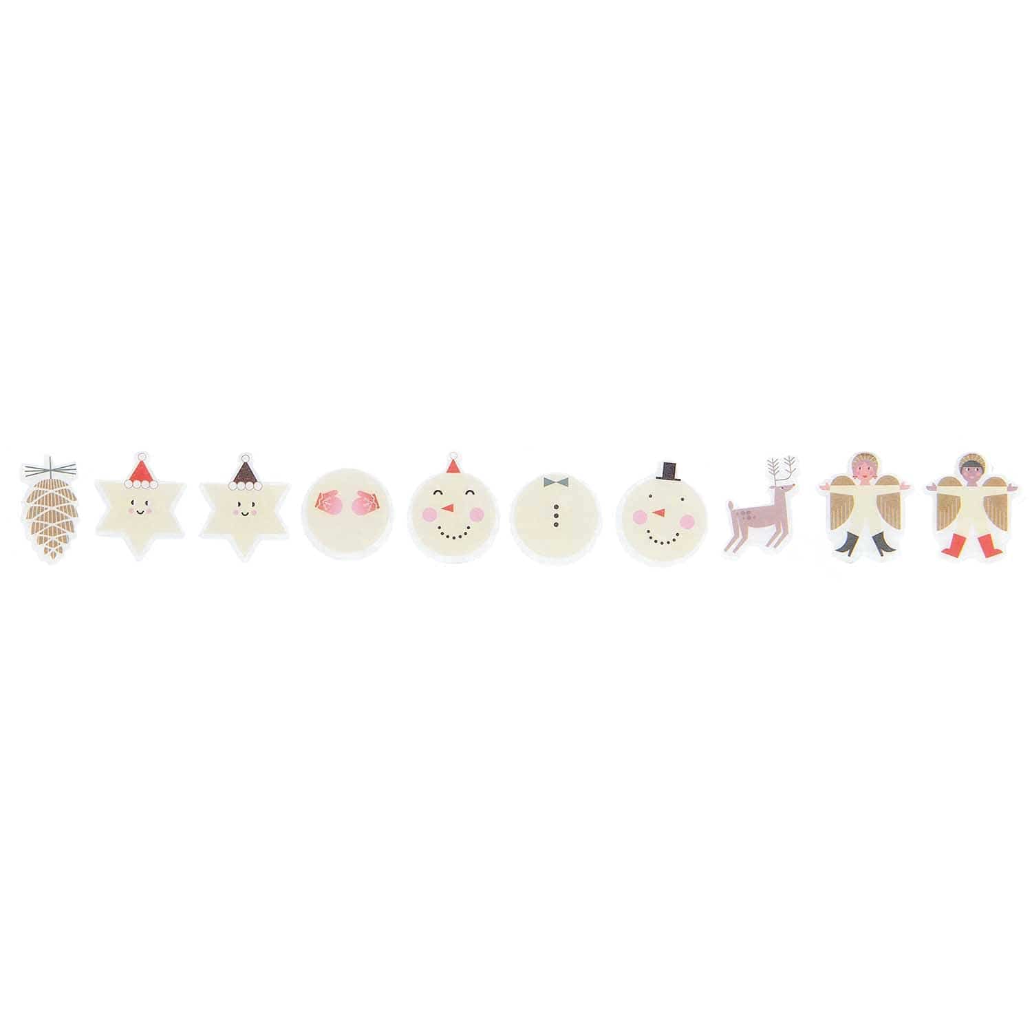 Rico Design Stickers Washi Stickers Love Christmas