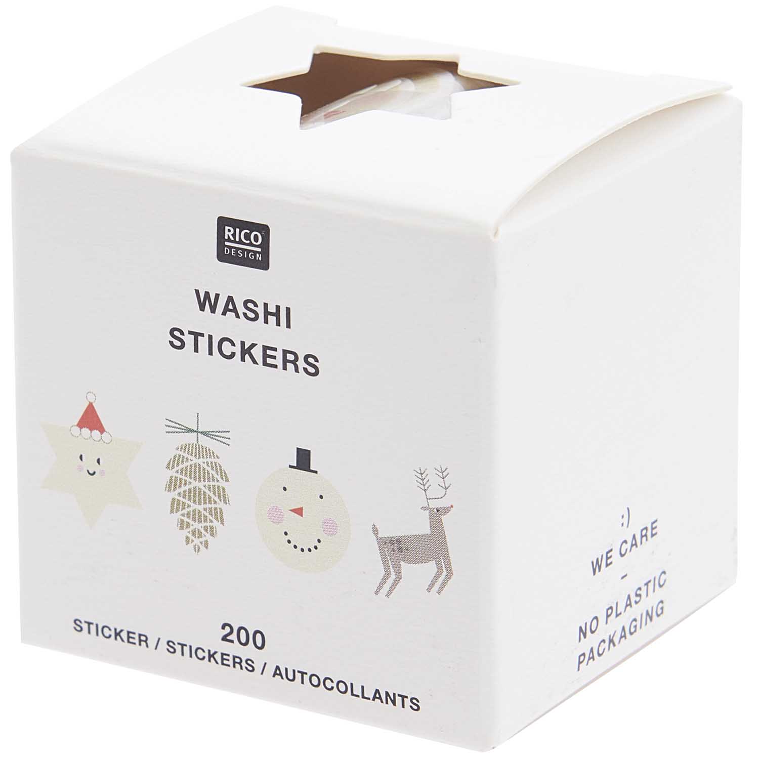 Rico Design Stickers Washi Stickers Love Christmas