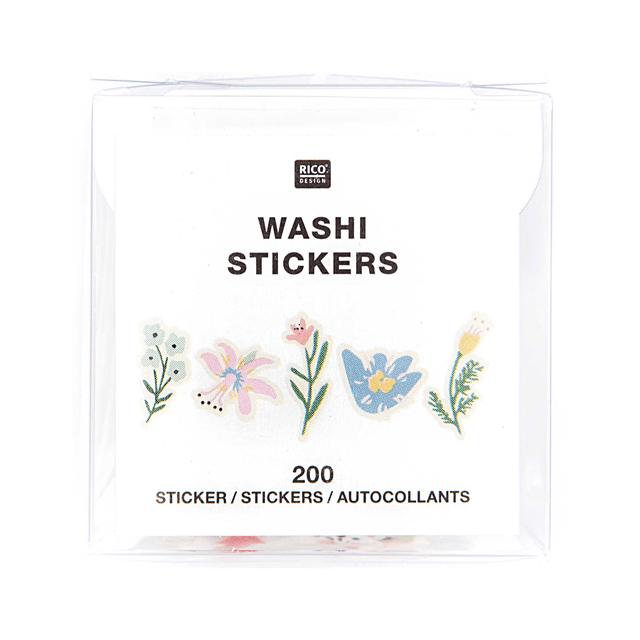 Rico Design Stickers Washi Stickers Spring Flowers