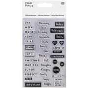 Rico Design Timbri Timbri in silicone per Bullet Journal - Notes