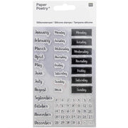 Rico Design Timbri Timbri in silicone per Bullet Journal