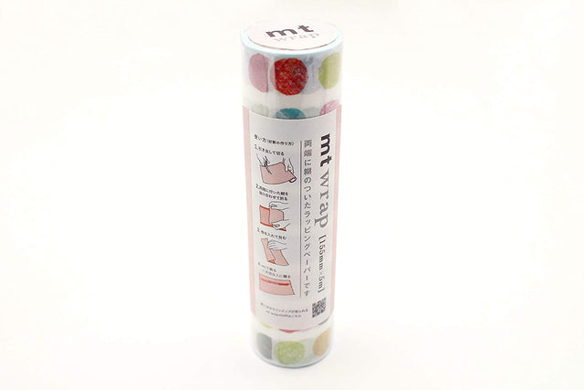 mt Washi Tape Mt Wrap 155mm - Pencil color dot
