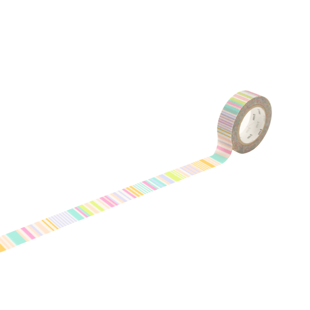 mt Washi Tape Washi tape Mt - Multi Border Pastel