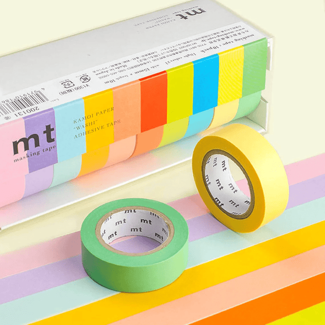 mt Washi Tape Washi Tape Mt - set da 10 - Light Colors