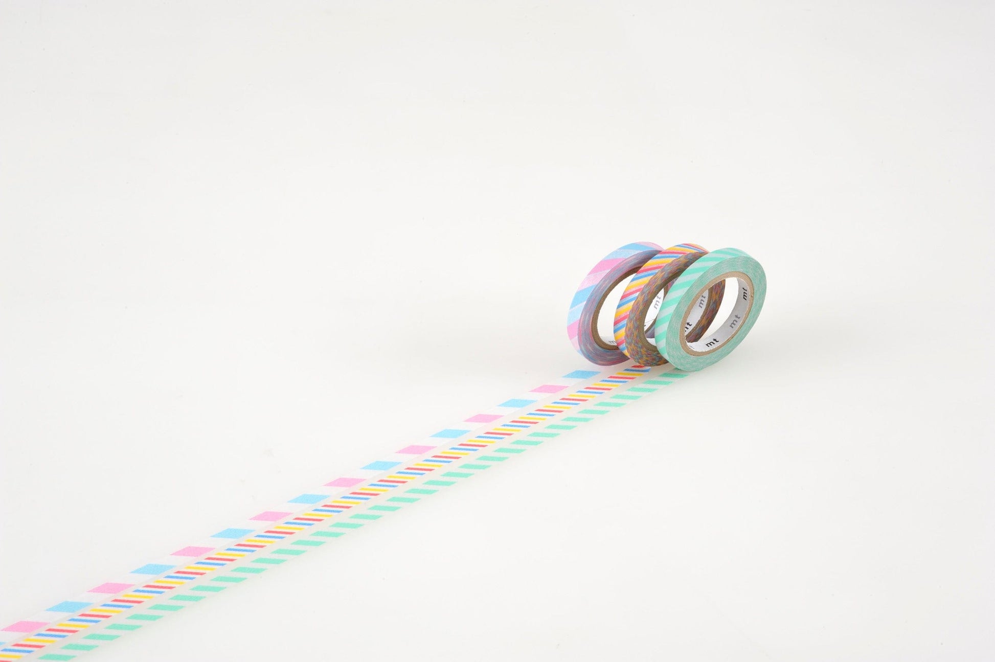 mt Washi Tape Washi tape Mt - Set da 3 Slim Twist