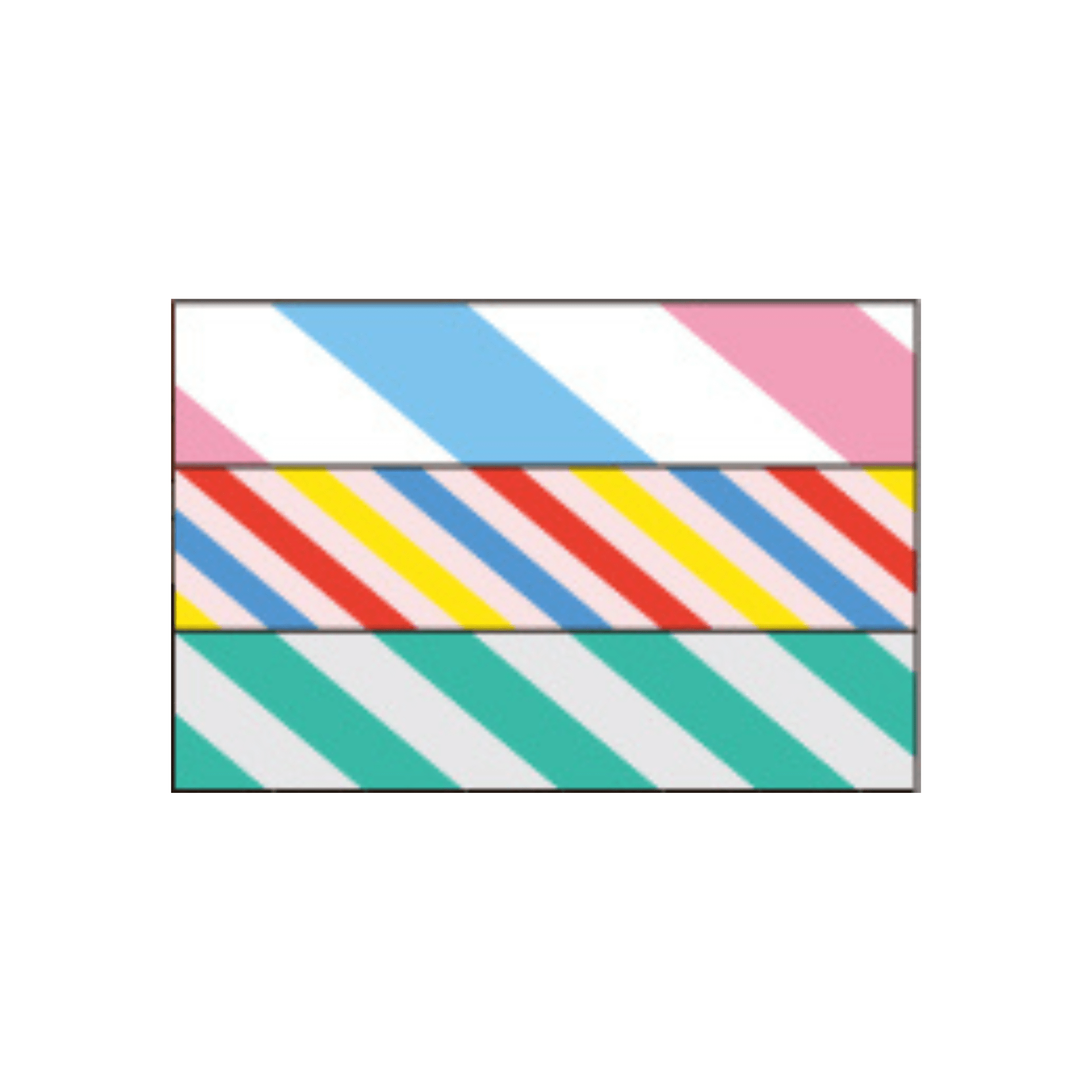 mt Washi Tape Washi tape Mt - Set da 3 Slim Twist