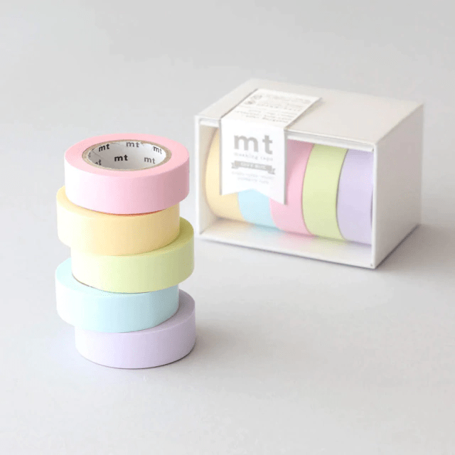 mt Washi Tape Washi Tape Mt - set da 5 - Pastel