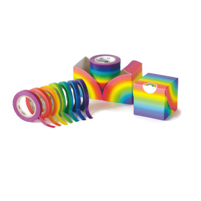 mt Washi Tape Washi Tape Mt - set da 7 - Rainbow
