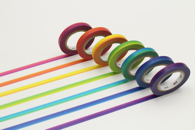 mt Washi Tape Washi Tape Mt - set da 7 - Rainbow