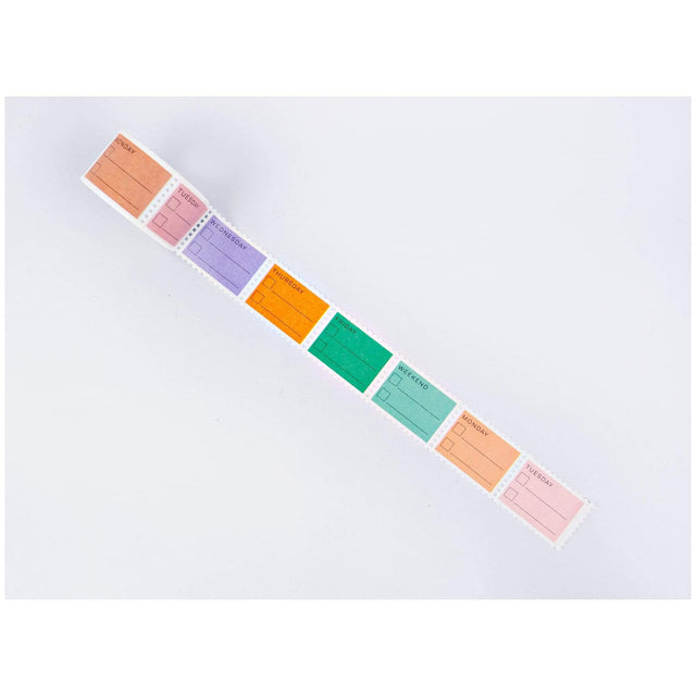 The Completist Washi Tape Washi Tape Pastel Days of the Week