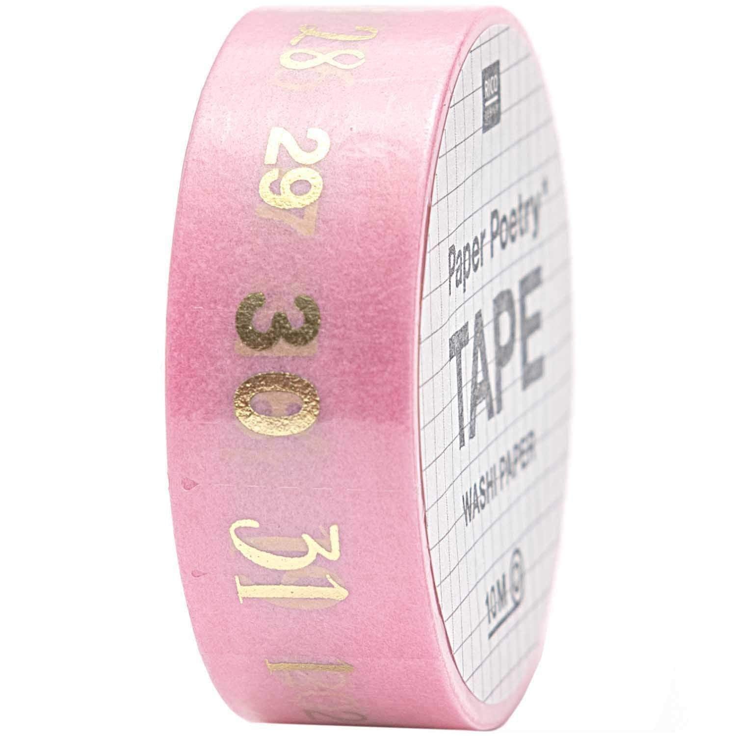 Washi tape per bullet - Numeri